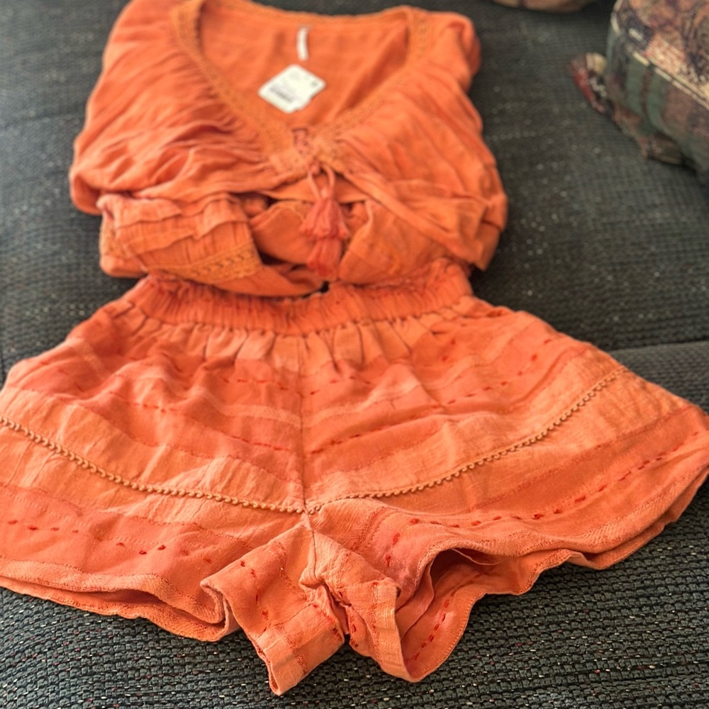 Brand new Free People Paloma set